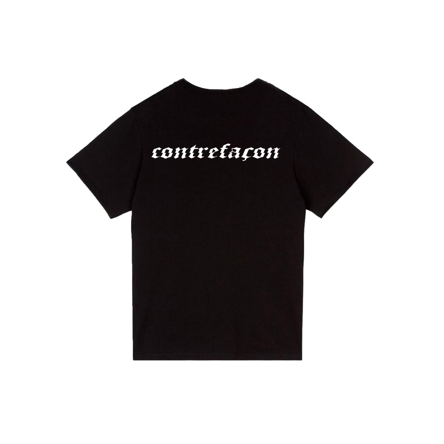 T-shirt noir CTRFÇN Back