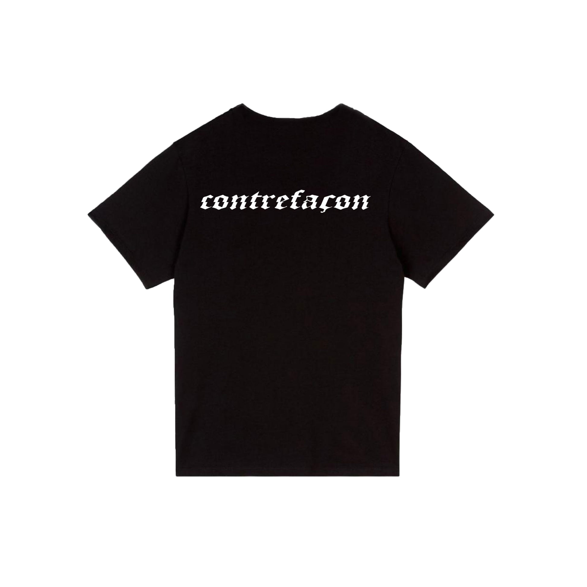 T-shirt noir CTRFÇN Back