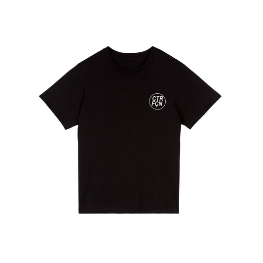 T-shirt noir CTRFÇN Front